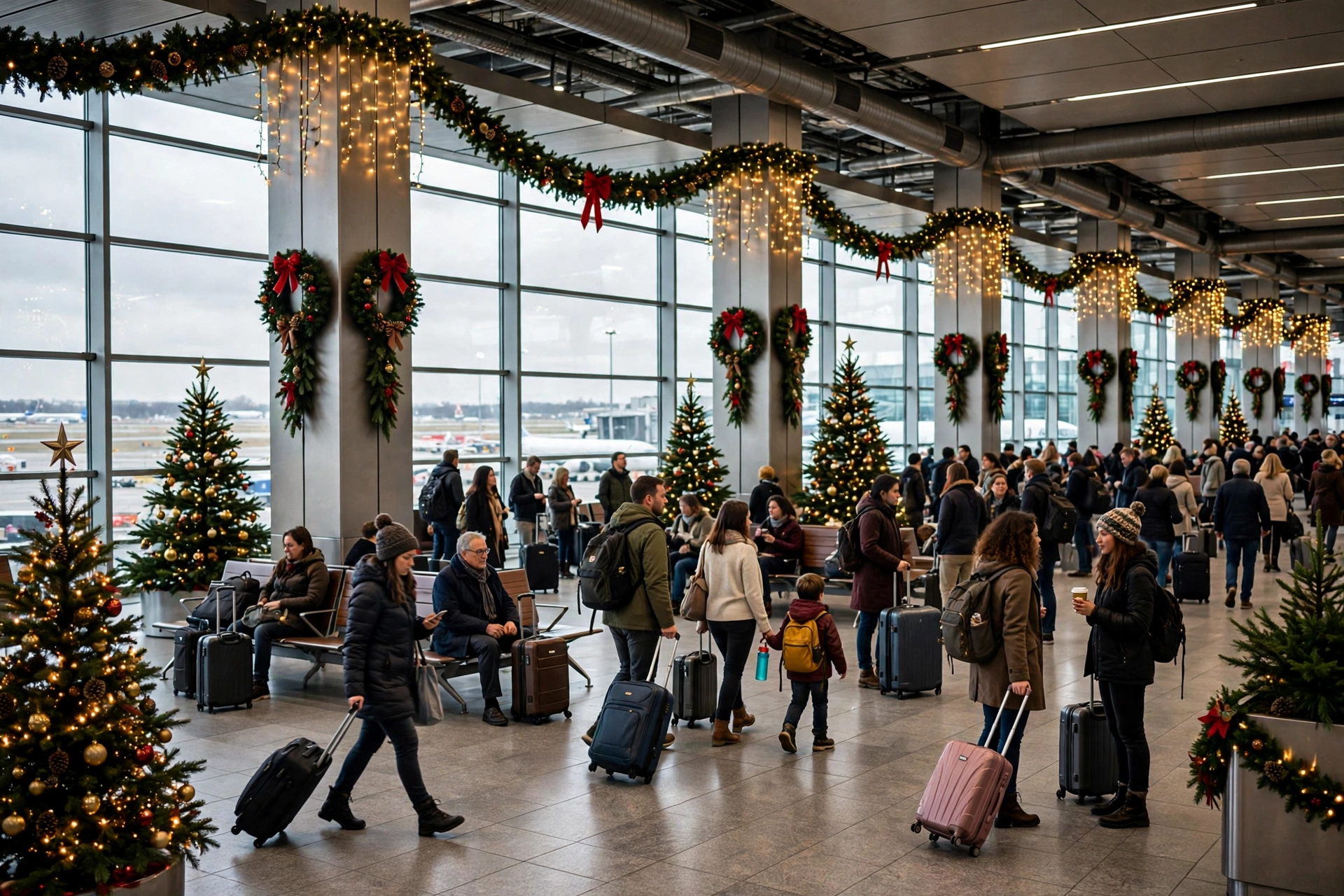 Christmas Getaway: Airports Prepare for the Festive Travel Rush