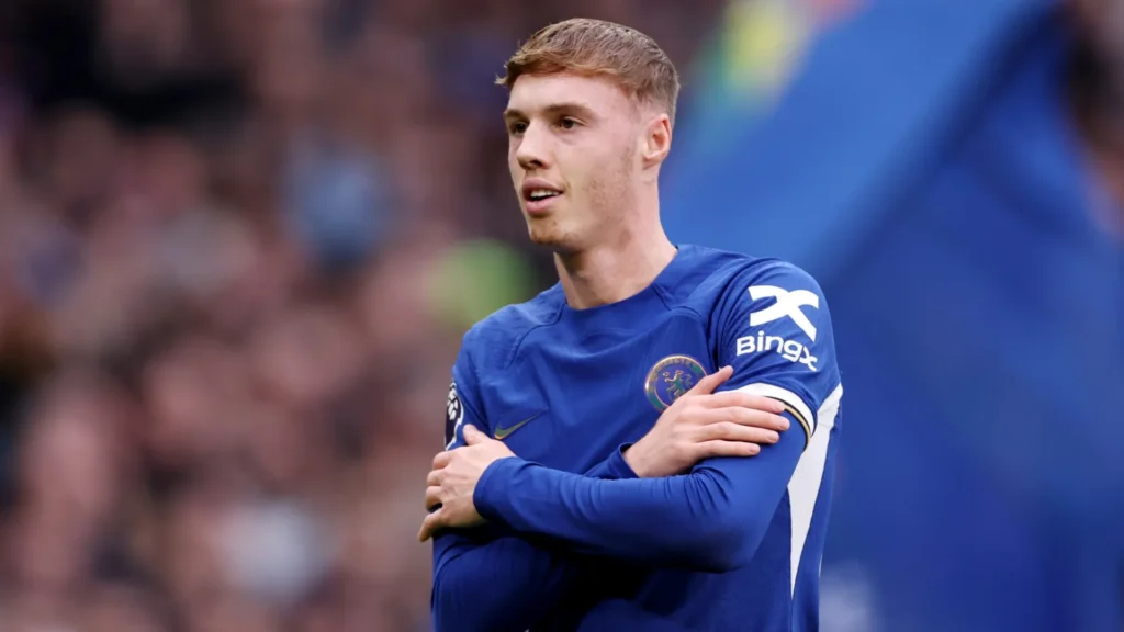 Cole Palmer Cold celebration